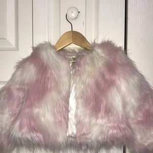 18 months Genuine kids faux fur shell jacket